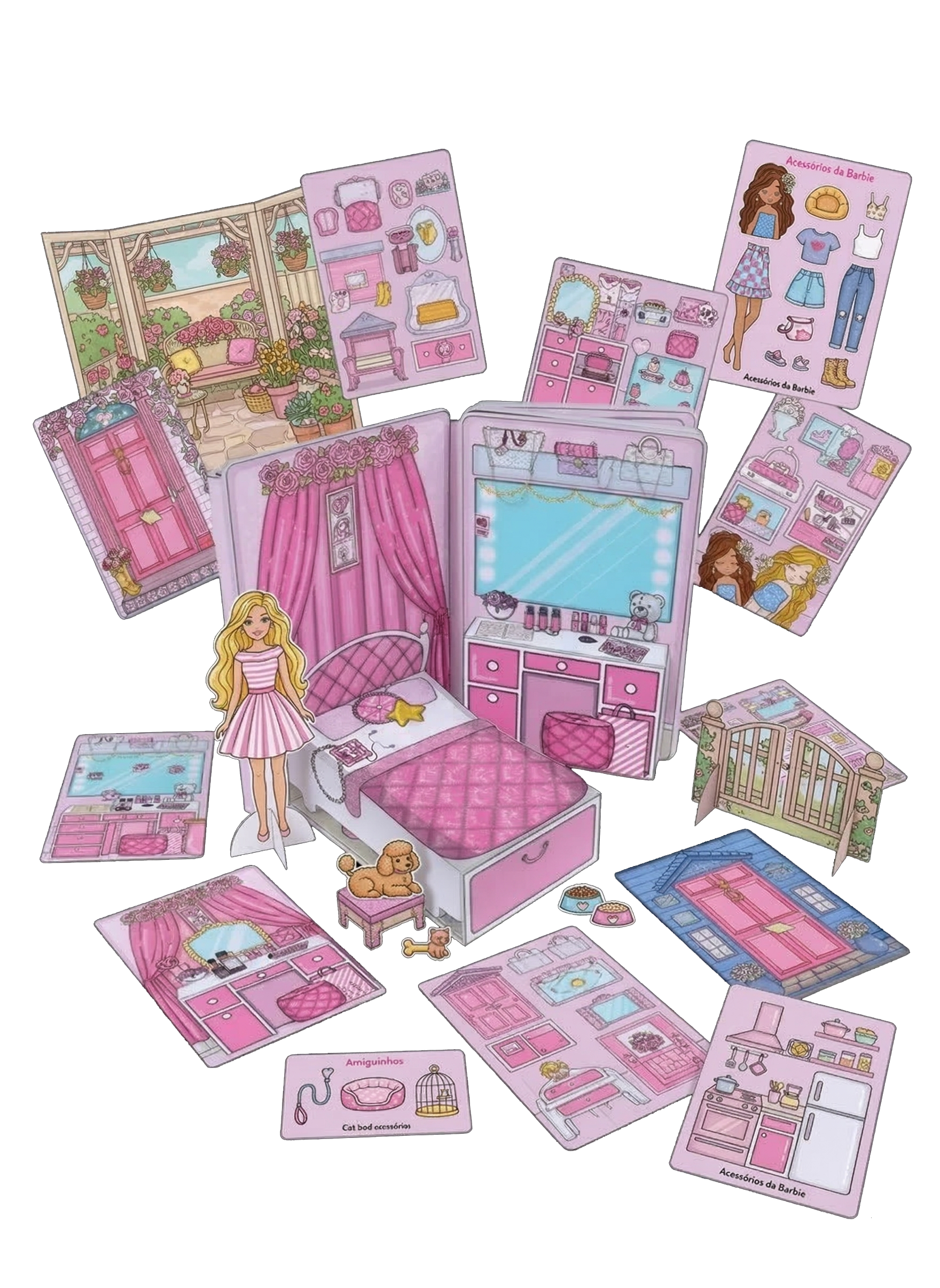 Kit Casinhas de Boneca Realista